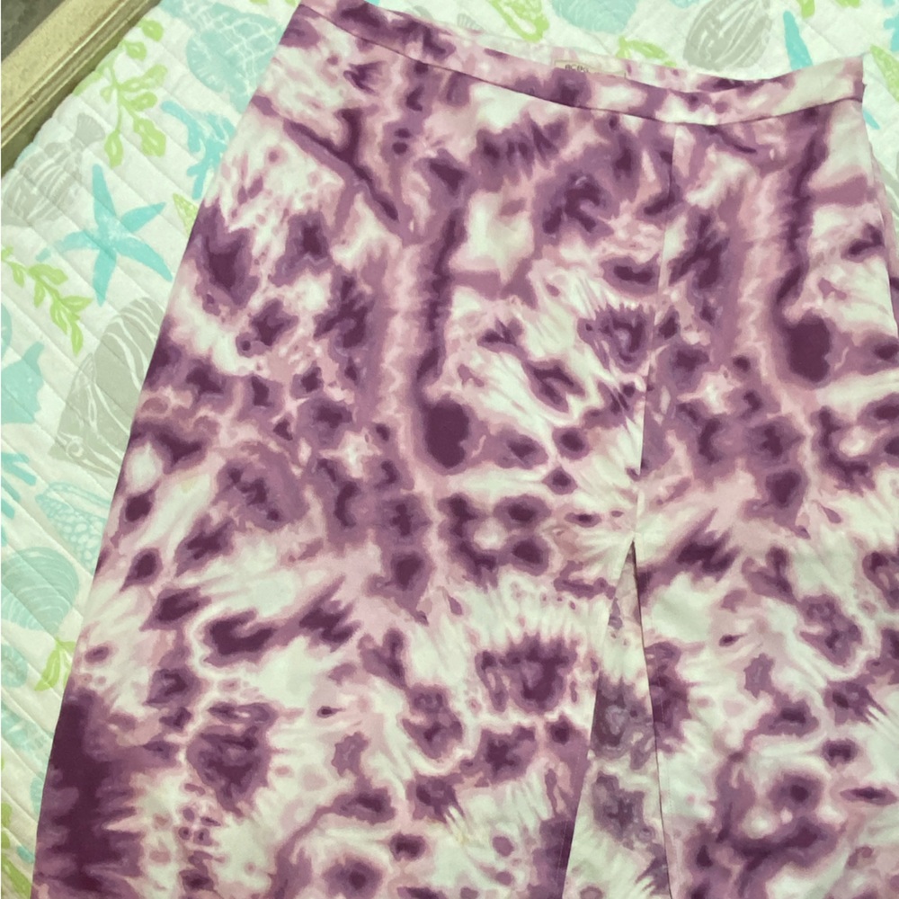 BCBGeneration Lavender and White Skirt